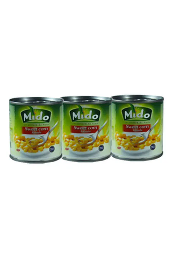 Sweet Corn in Grains Mido 3x150 g