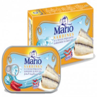 Sardines à la Sauce Piquante  Mario 125 g