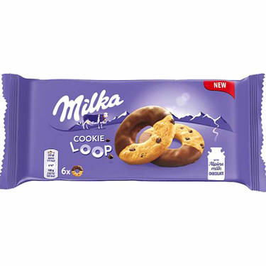 Biscuits Cookie Loop Milka  132 g