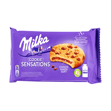 Cookie Sensations Choco Innen Soft Milka  156 g