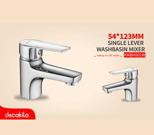 Mitigeur Lavabo Mono-commande 54 x 123mm  Decakila