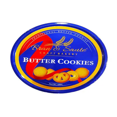 Bran &amp; Saute Butter Cookies (Blue) 140 g