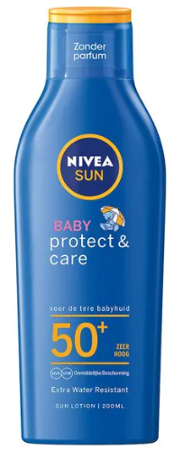 Lait Protecteur Hydratant FPS 50+ Nivea Sun  Baby 200ML