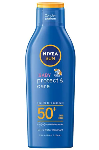 حليب نيفيا صن بيبي المرطب والواقي بعامل حماية من الشمس 50+، 200 مل