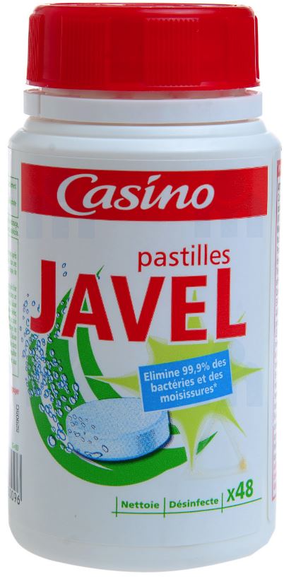 Pastilles javel x48 CASINO 156g