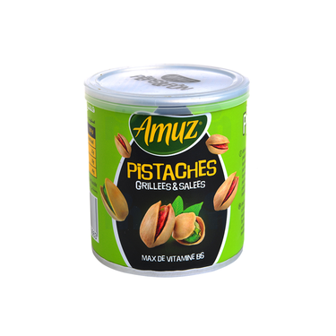 Pistaches grillées et salées en boîte Amuz 90g