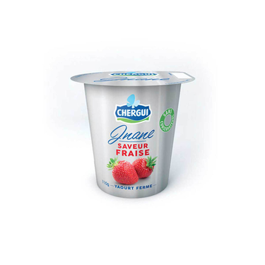 Jnane firm strawberry yogurt 110g - CHERGUI