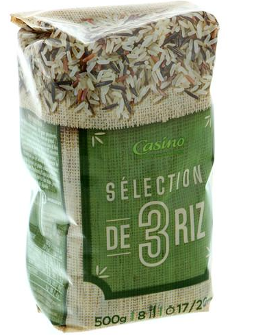 Riz 3 Grains Sélection Casino 500 g