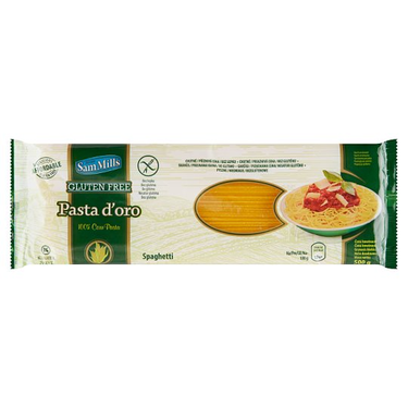 Sam Mills Pasta d'Oro Espaguetis de Maíz Sin Gluten 500 g