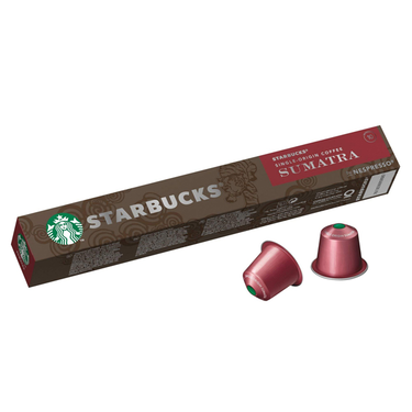 10 Capsules Sumatra Single Origin Coffee Starbucks by Nespresso 55g