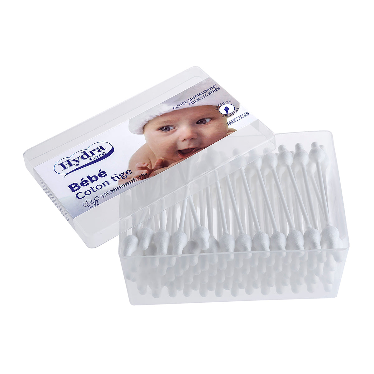 BABY HYDRA 80P COTTON SWAB 