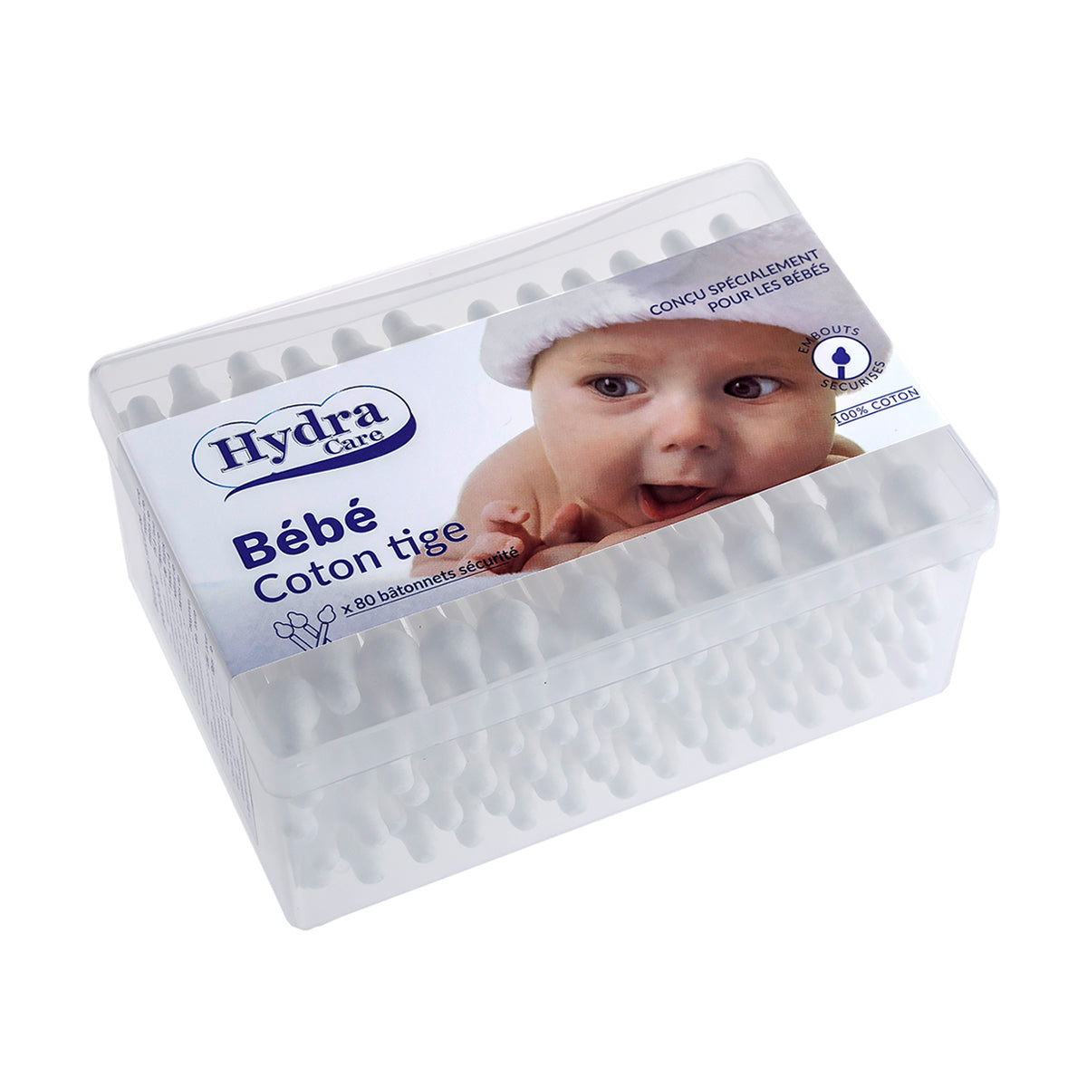 BABY HYDRA 80P COTTON SWAB 