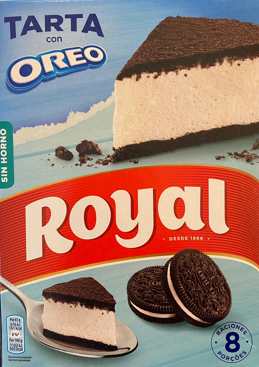 Tarta Oreo 8 servings Royal 215g