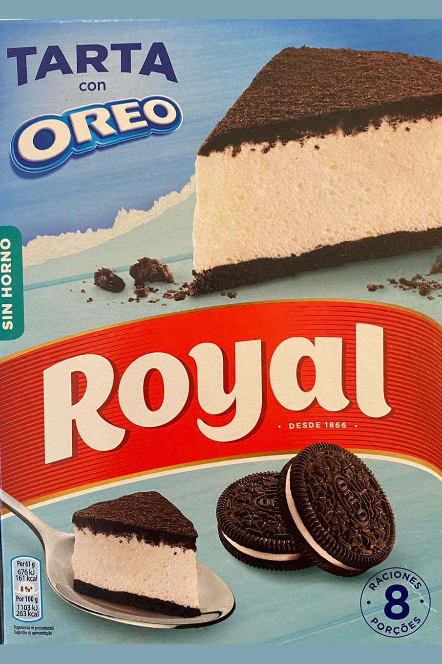 تارتا أوريو 8 حصص رويال 215 جرام