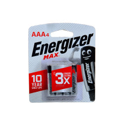 4 Max AAA 4 Energizer Batteries