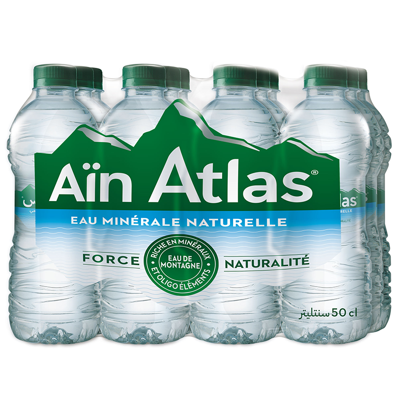 Eau Minérale Naturelle Ain Atlas 12x50cl