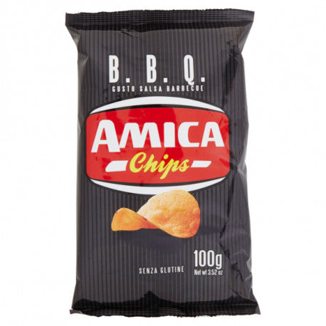 Chips Croustillantes Aromatisées à l'Italienne Barbecue Sans Gluten Amica 100 g