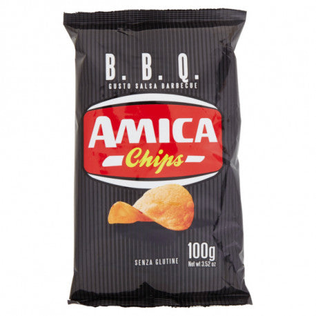 Crispy Italian Flavored Crisps Barbecue Gluten Free Amica 100 g