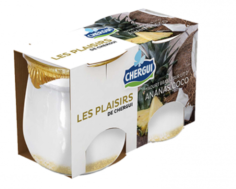 LES PLAISIRS DE CHERGUI ANANAS COCO 2pots de 125g