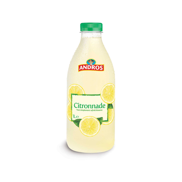 Boisson cocktail Rafraichissante Sans Sucre Ajouté Citronnade Andros 1L