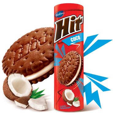 Hit Bahlsen Coconut Filled Biscuit 220g
