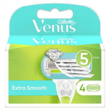 Extra Smooth Razor Replacement Cartridges 3 blades x4 units - Venus