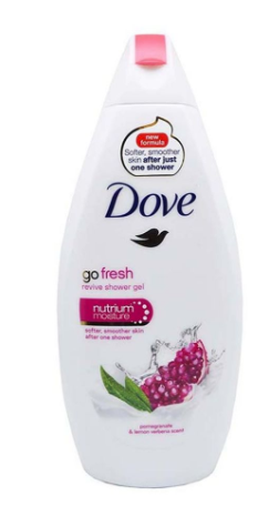 Dove Pomegranate Lemon Verbena Scented Go Fresh Shower Gel 500ml