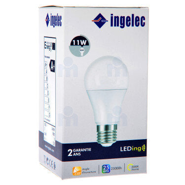 LED Thread Bulb A60 11W E27 3000K Yellow Light Ingelec