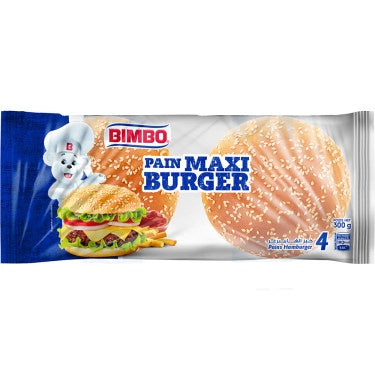 4 Bimbo Maxi Burger Buns 300g