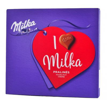 Chocolate Praline with Milk Cream and Milka Hazelnuts 110 g