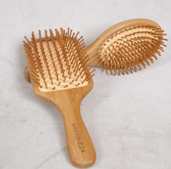 Bamboo Hairbrush - GREEN724