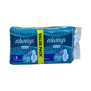 14 Always Ultra Fine Sanitary Napkins (Economy Pack)