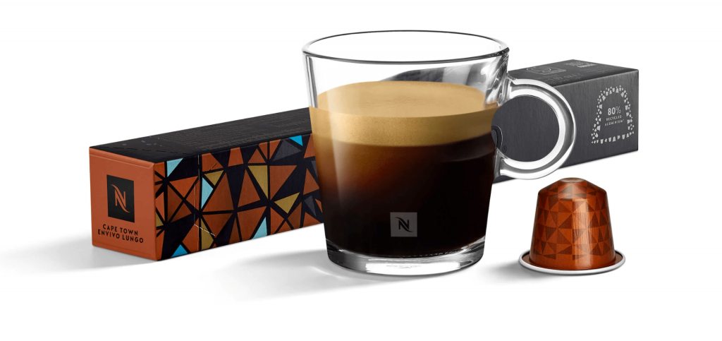 10 Capsules World Explorations Cape Town Envivo Lungo Nespresso 