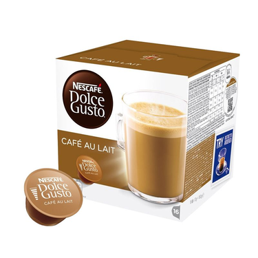 16 Capsules Café au Lait Nescafé Dolce Gusto