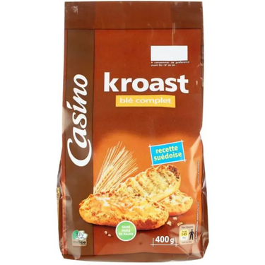 Casino Whole Wheat Kroast Toasted Rolls 400 g