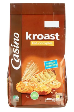Casino Whole Wheat Kroast Toasted Rolls 400 g