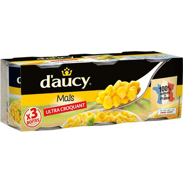 Mais Ultra Croquant D'aucy 200g * 3