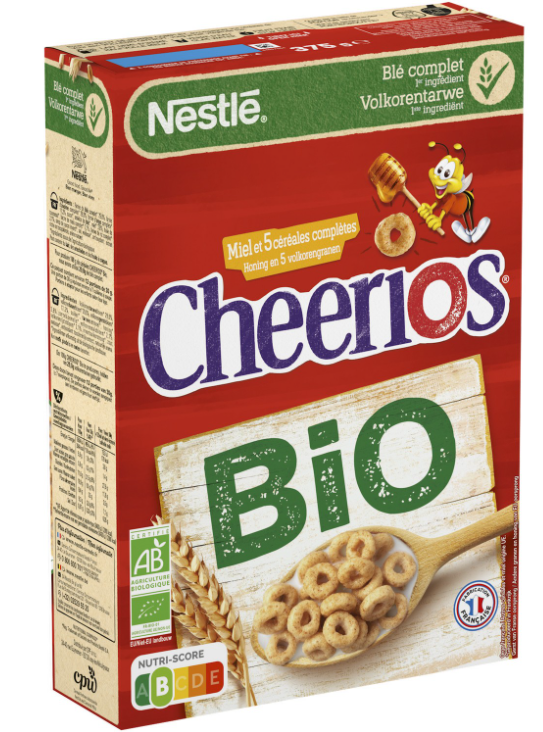 Nestlé Organic Cheerios Honey Cereals 375g