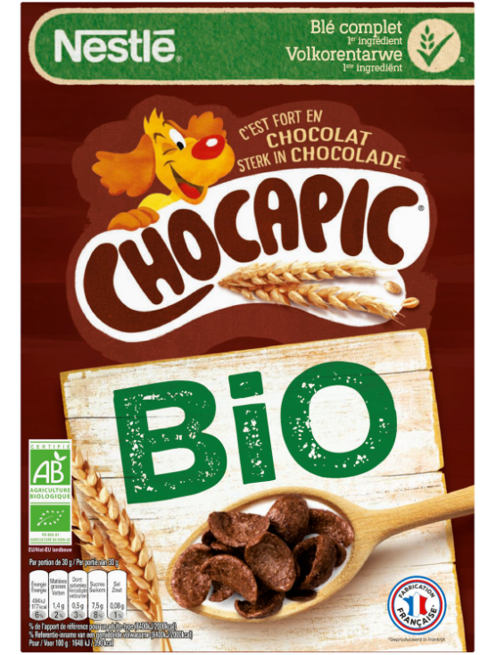 Nestlé CHOCAPIC Organic Chocolate Cereals 375g
