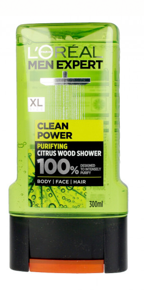 L'Oréal Men Expert Clean Power Shower Gel 300ml