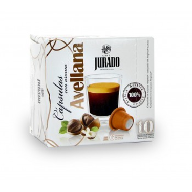 10 Capsules Avellana (Hazelnut) Jurado Nespresso Compatible