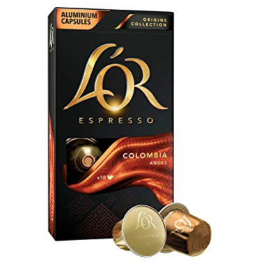 10 Capsules Espresso Origins Collection Café Origins collection café Colombia Andes  L'Or Compatibles Avec Les Machines Nespresso
