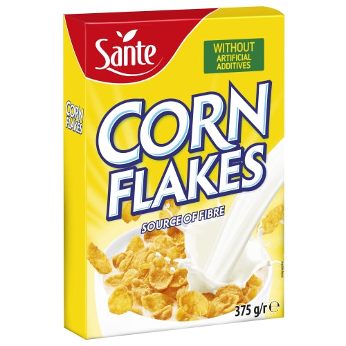 Corn Flakes Source De Fibre Sante 375g