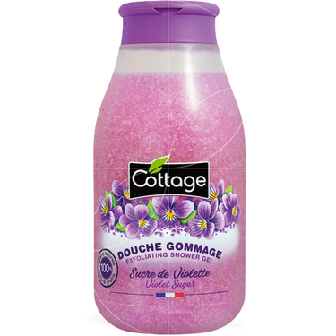 Gel Douche Gommage Sucre de Violette Cottage 270 ml