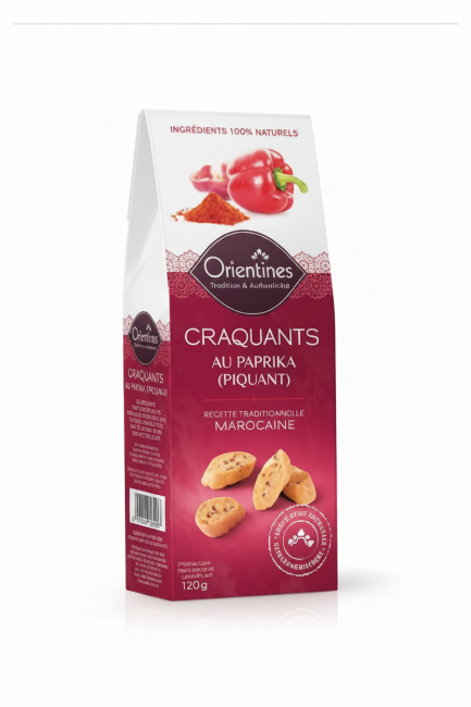 Savory Paprika Biscuits Orientines 120g