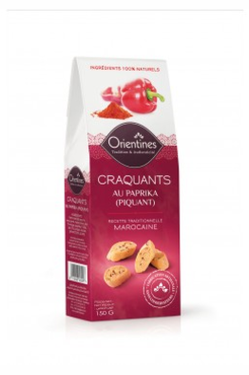 Craquants Salés au Paprika Orientines 150g