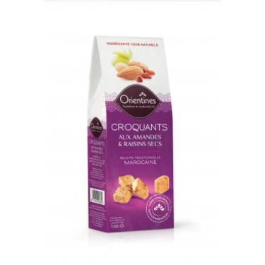 Orientines Almond and Raisin Crunchies 150g