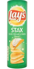 Ships Stax Sour Cream &amp; Onion 170g