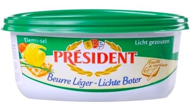 Beurre Léger avec sel Président 250 g