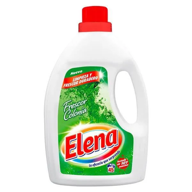 45 Lavages Détergent Liquide Pour Machine à Laver  Fraîcheur Cologne  Elena 2,970 L